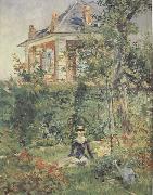 Edouard Manet Un coin du jardin de Bellevue (mk40) oil painting